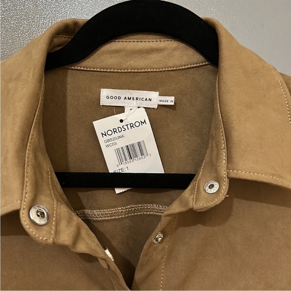 Good American Belted Suede Jacket - Picture 7 of 15